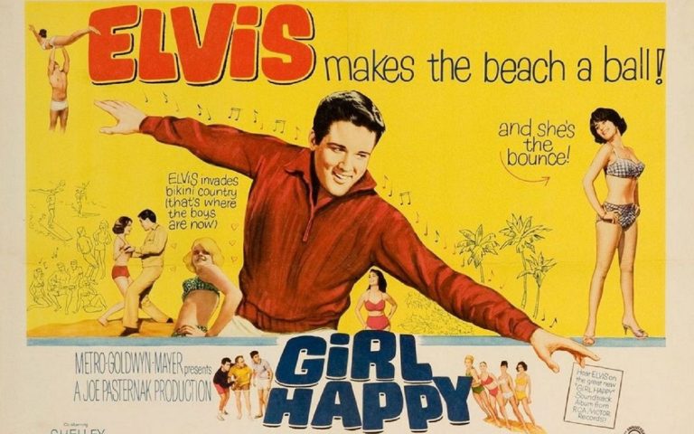 Elvis Presley Girl Happy Poster