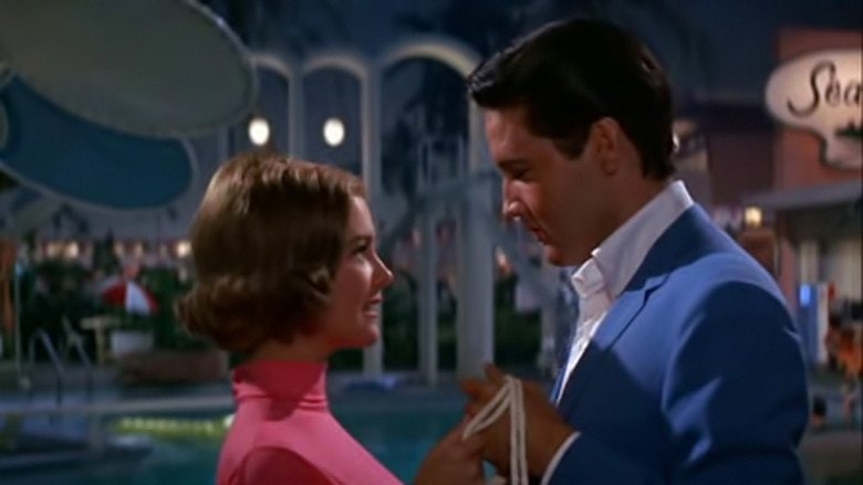 Elvis and Shelley on the set of Girl Happy