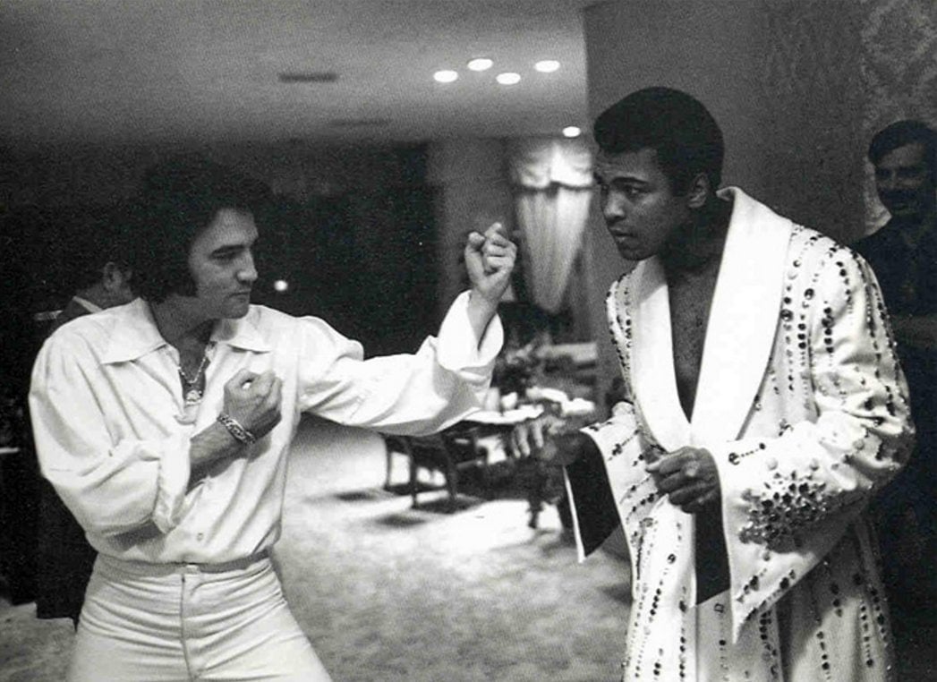 Elvis and Muhammad Ali