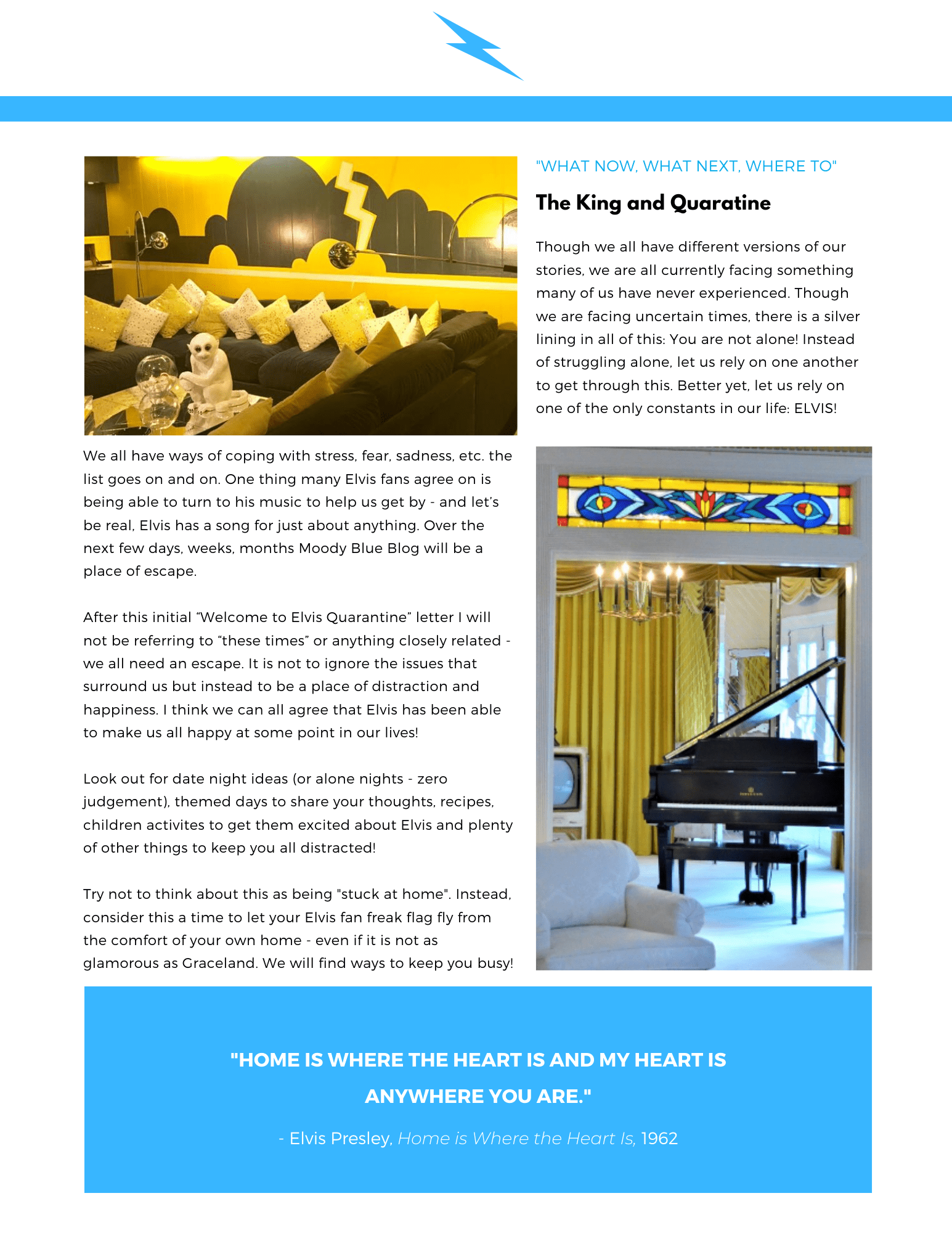 The King and Quarantine