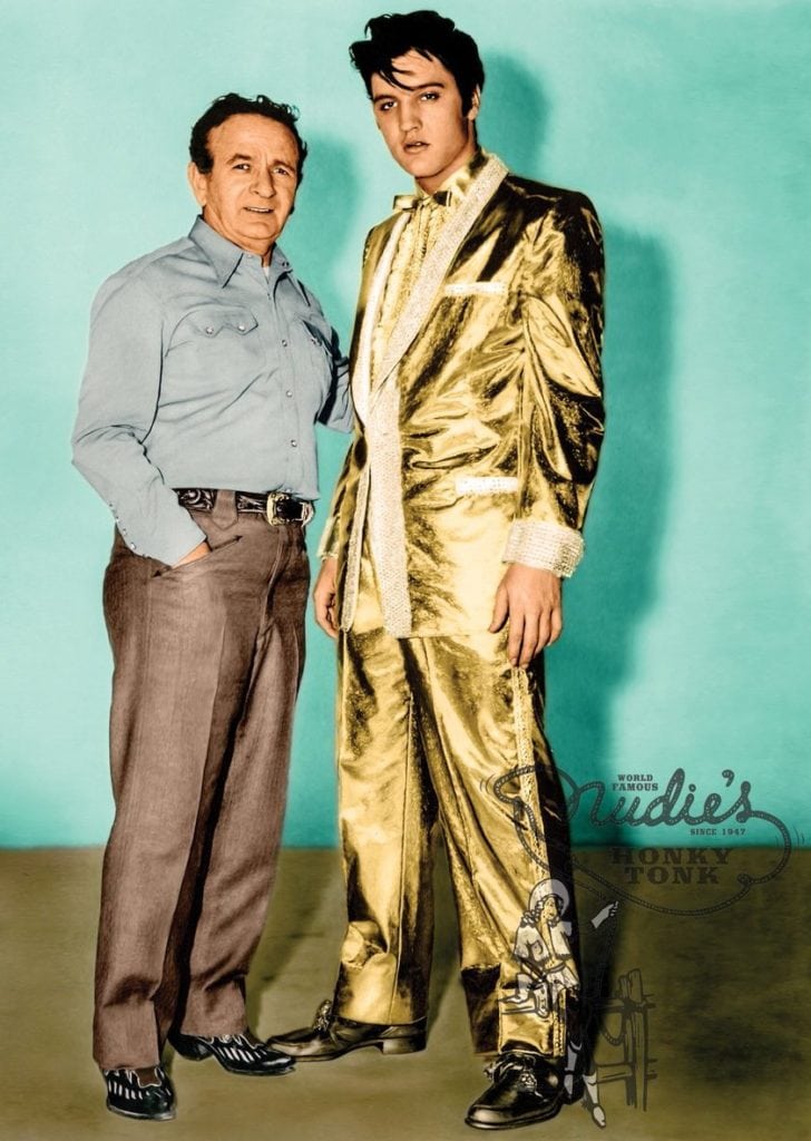 Elvis and Nudie - Gold Lame